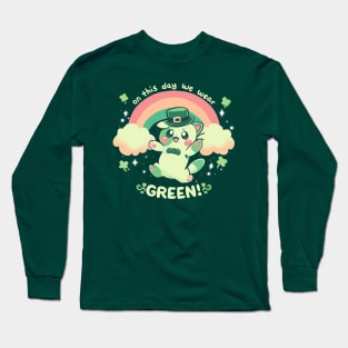 We Wear Green Long Sleeve T-Shirt